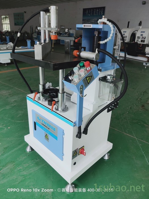 赛斯 门窗加工设备双头精密切割锯液压同步组角机全自动角码锯端面铣床图3