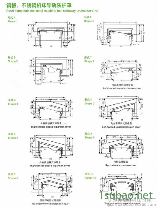 宁波钢板防护罩维修定做杭州龙门铣床专用高速静音钢板防护罩/伸缩防护罩图5
