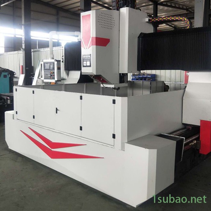 康泰厂家供应一体铸造龙门数控钻铣床 钻攻铣钻铣一体机 法兰管板数控钻图5