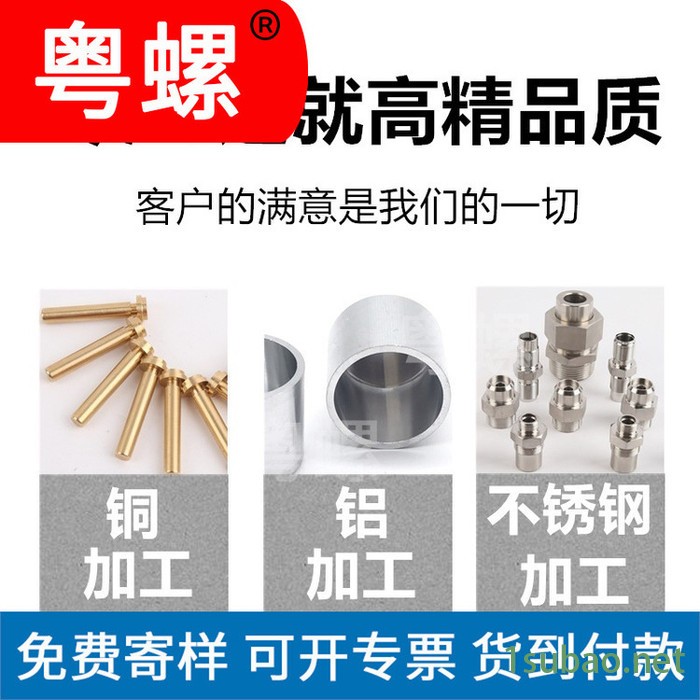 非标螺丝 粤螺螺母 螺栓 非标五金零件广州不锈钢螺丝厂 数控车床图3