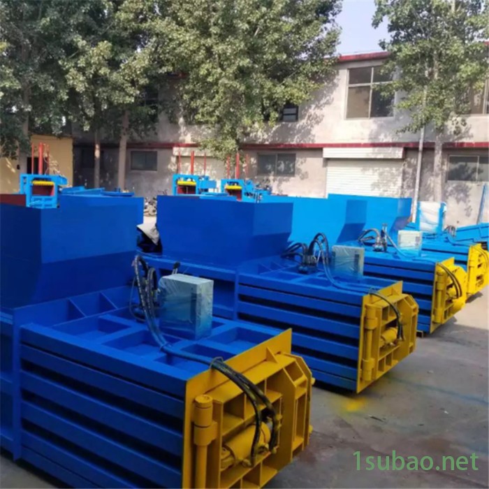 废旧物料压块机 车床下脚料卧式打包机 废纸皮压捆机图2