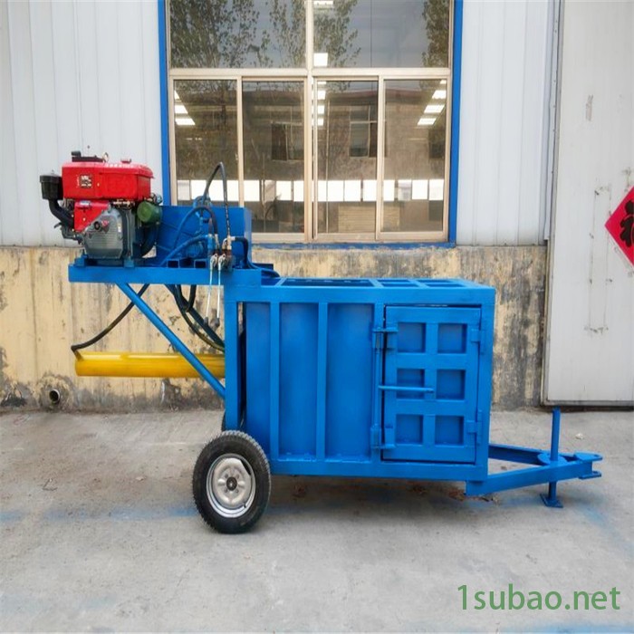 废旧物料压块机 车床下脚料卧式打包机 废纸皮压捆机图3