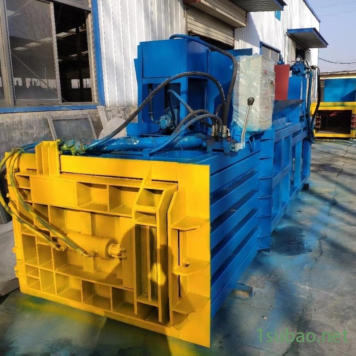 废旧物料压块机 车床下脚料卧式打包机 废纸皮压捆机图7