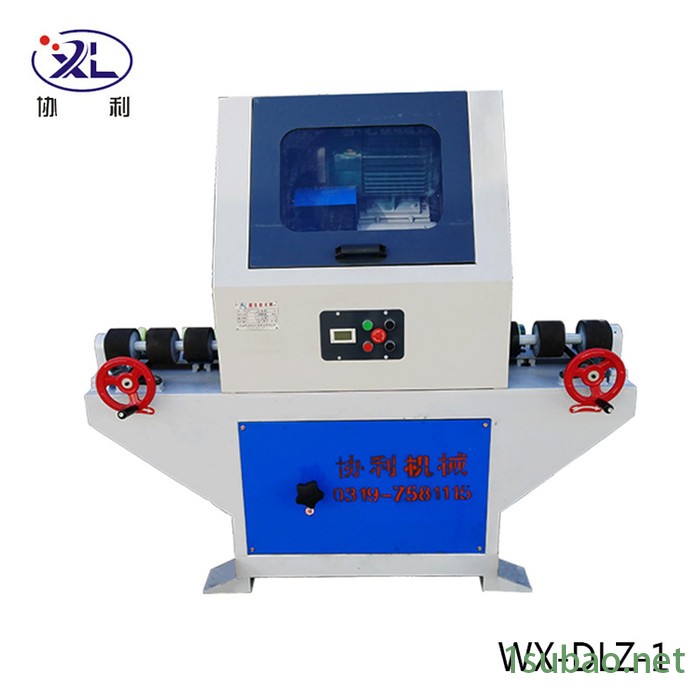 小型圆管抛光机 轴类外圆除锈拉丝机 电动圆管研磨机 立式自动研磨机图3