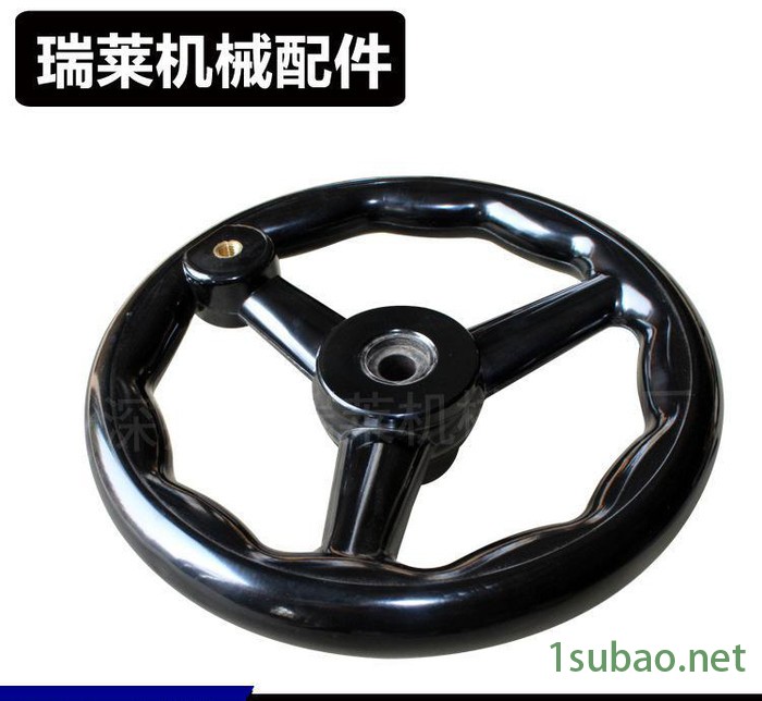 现货胶木手轮 磨床手轮，圆轮缘手轮 铸铁手轮 小手轮图3