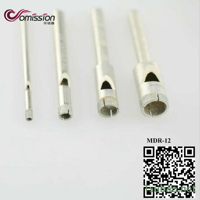 曼德MDR-12 金刚石工具标准硬质合金 深孔钻头金刚笔磨床 金刚石钻头玻璃玉石水晶等材质 打孔用金刚石钻头图2