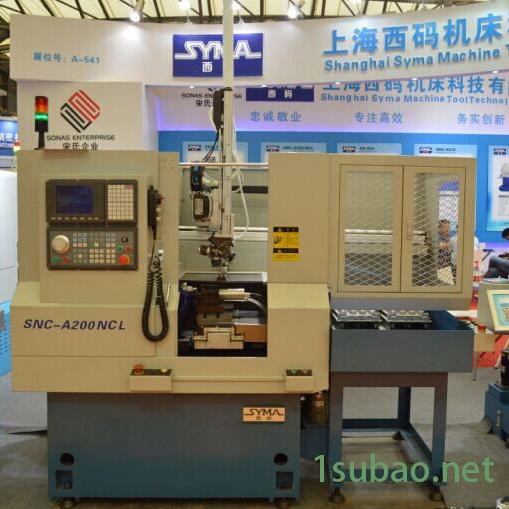 数控仪表车床厂家上海西码SNC-A200-NCL型桁架式机械手全自动车床 小型排刀全自动车床 数控车床 数控车床厂家图3