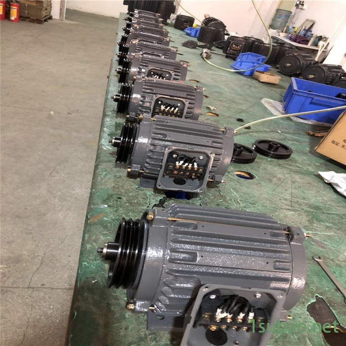 **高精密磨床电机配钢轮 东莞晟发厂家1.1KW铣床马达 现货供应高速冲床专用马达 磨床马达图5