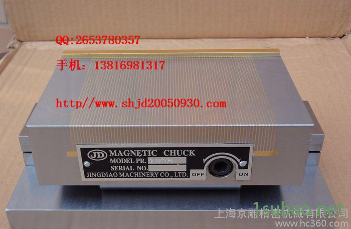 【平面磨床150*150一体单倾密极永磁吸盘】6*6寸一体正弦吸盘图3