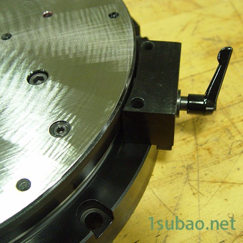 进口高精密手动回转台磨床转盘A.G.手动夹具及通孔可选图3