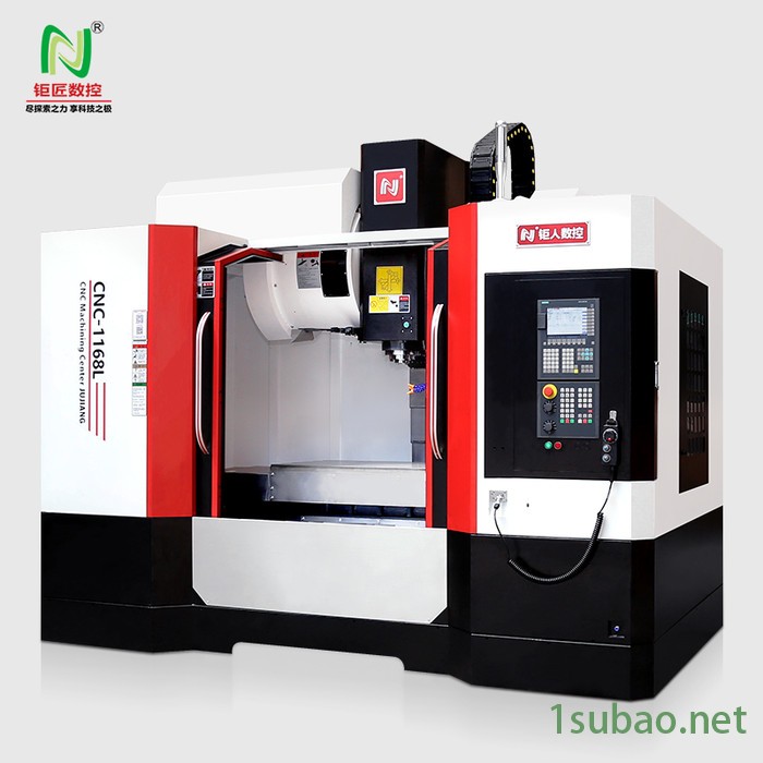 钜匠数控1168L5G通信盒压铸件加工高精度高速度数控机床图2