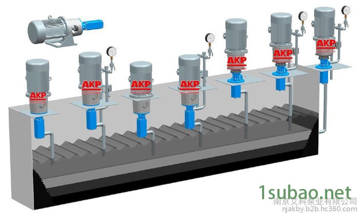 南京艾科泵业有限公司ATS-20-48-T-G齿轮箱减速机箱体深孔加工流水线专用机床高压冷却泵图4