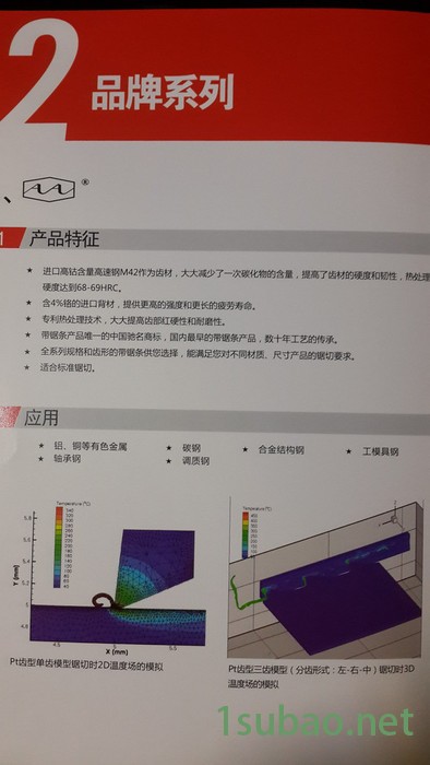 AA系列  5500 带锯条  三基锯业  带锯床图2