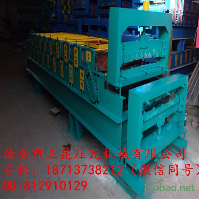 玉昆老客户订购的8491双层彩钢压瓦机4米折弯机剪板机全自动液压机器图3