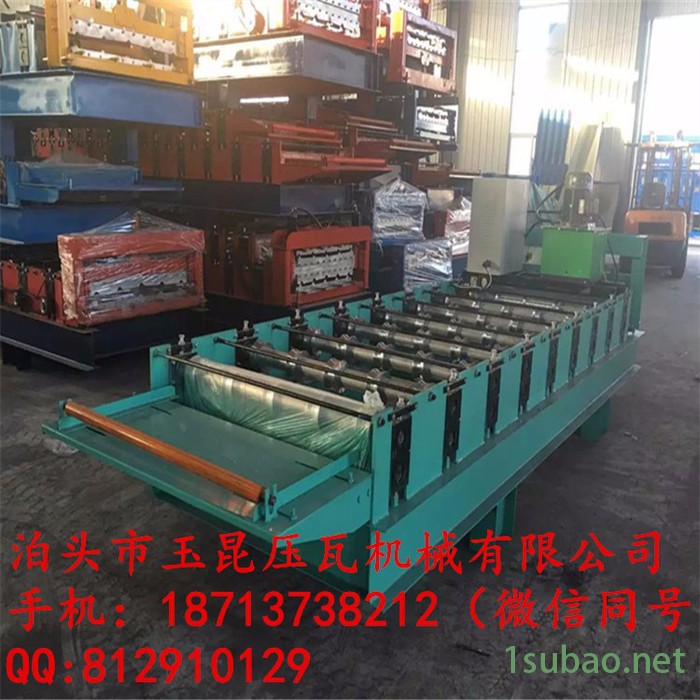 四川900压瓦机 彩钢瓦设备量大从优 另批发零售剪板机折弯机等配件图2
