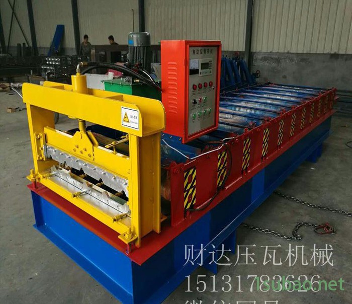直销840压瓦机器设备彩钢瓦机械设备小型生产设备机器钢结构机器设备厂家彩钢瓦价格折弯机剪板机琉璃瓦压瓦机图3