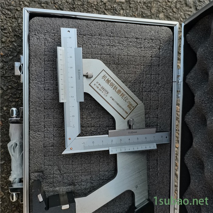 机械式钢轨磨耗测量仪 钢轨用量具便携式铁路工务磨损度检查尺图6