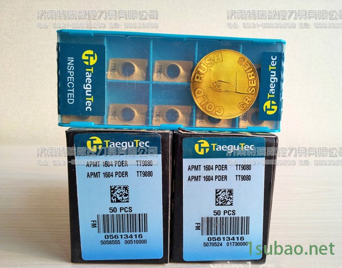 正宗韩国特固克APMT1604PDER TT9080 数控刀具 铣刀片图2