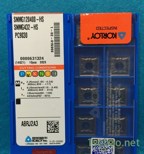韩国克洛伊刀具SNMG120408-HS PC9030车削不锈钢图6