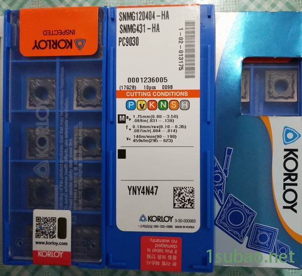 韩国克洛伊刀具SNMG120408-HS PC9030车削不锈钢图3