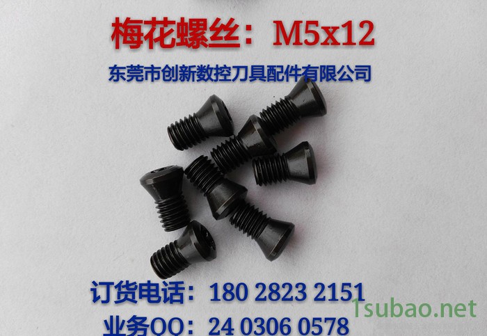 梅花刀把螺丝 12.9级数控刀具螺丝M5x12  国盛刀具螺丝自产自销图2