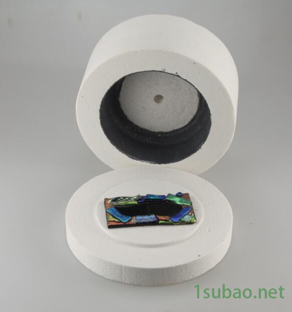 乐铭鑫1707006-5-4DIY工具热熔块28克装透明底白色六瓣花图案微波窑炉专业使用 刀具图3