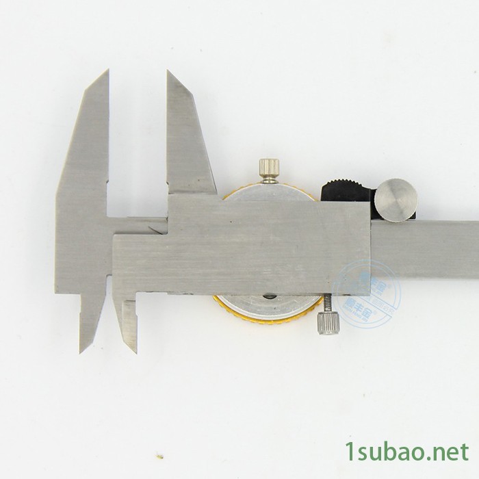 **上海上工不锈钢带表卡尺0-150mm/0.02 mm双向防震带表卡尺 精度0.01/0.02mm 测量量具图4