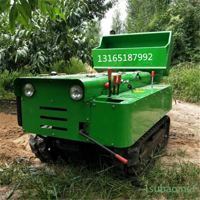蓝莓园开沟机 五大刀具的履带式耕地机富兴 适合山地作业的挖沟施肥机图8
