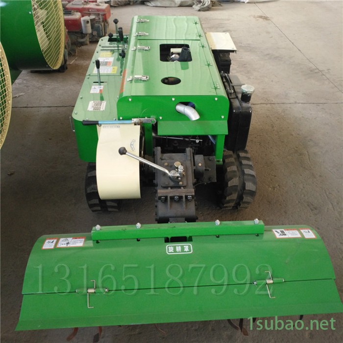 蓝莓园开沟机 五大刀具的履带式耕地机富兴 适合山地作业的挖沟施肥机图3