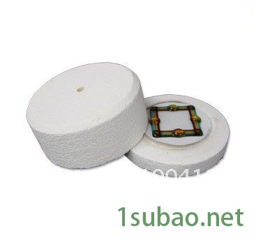 曼德1707006-8-4DIY工具 金刚石刀具热熔玻璃切块500克白底黄边十字花图案玻璃珠手工制作玻璃饰品材料图8