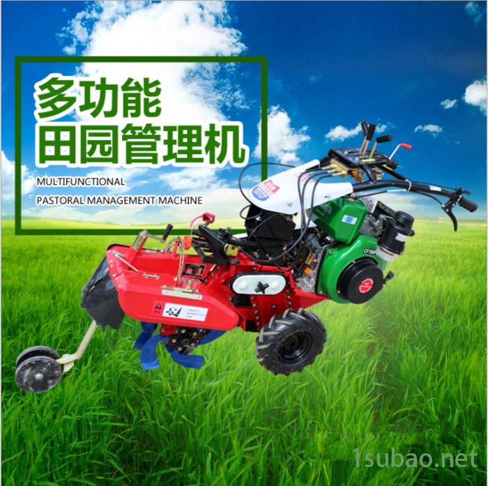 多功能田园管理机 启航柴油汽油微耕机 山东开沟机刀具培土机图8