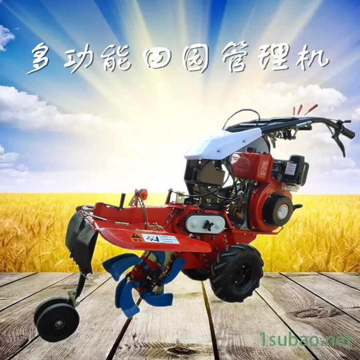 多功能田园管理机 启航柴油汽油微耕机 山东开沟机刀具培土机图5