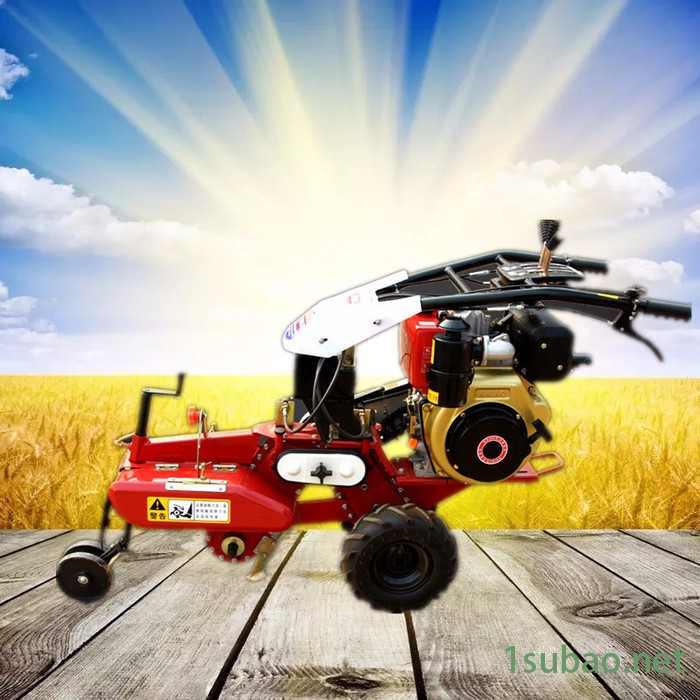 多功能田园管理机 启航柴油汽油微耕机 山东开沟机刀具培土机图3