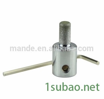 曼德MGBK14金刚石工具 五金配件不锈钢软磨片金刚石刀具磨床 小磨轮玻璃陶瓷 镀铬金刚石磨头五金工具图8