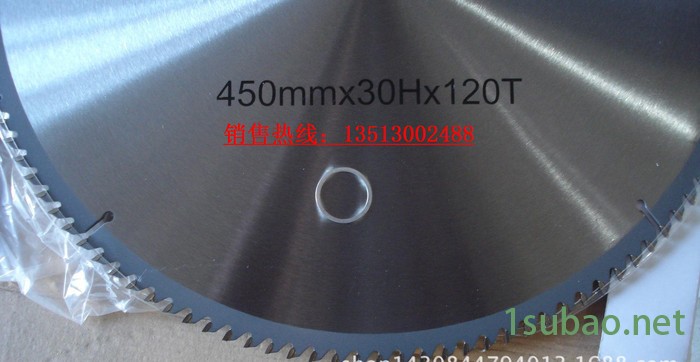 直销 金刃刀具 质量保证 450mm*120T 铝用合金锯片图2