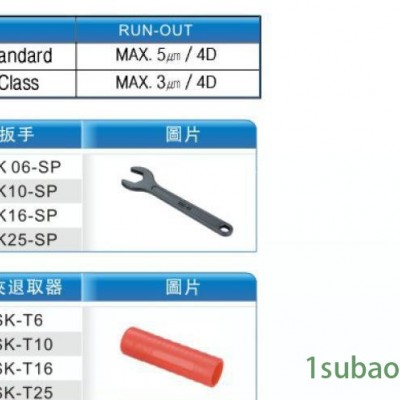 SSK系列筒夹CNC 数控刀具 数控铣床加工中心刀具