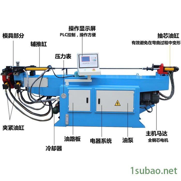 **博顺DW-38CNC弯管机 液压弯管机 数控折弯机图5