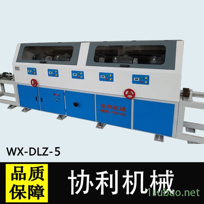 五工位外圆抛光机 自动圆管抛光机 锅炉管表面除锈研磨机图3