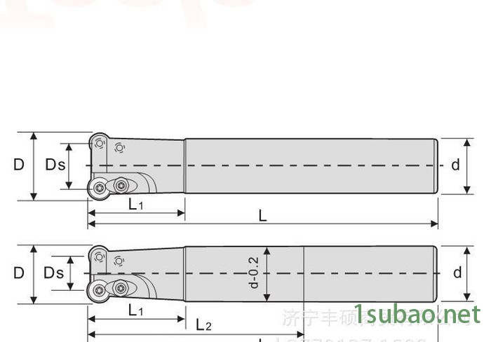 台湾SKIF数控刀具TRP圆鼻刀TRP-4R1616-120图2