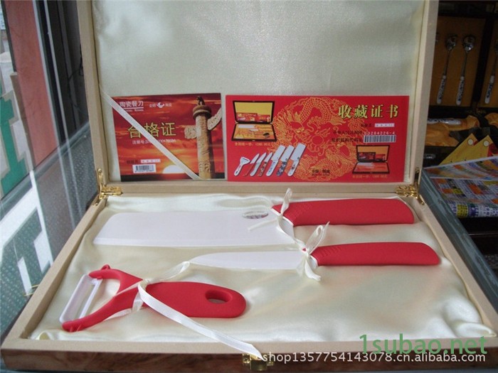 **抛光陶瓷刀，原装，纳米陶瓷餐刀 陶瓷刀具批发图3