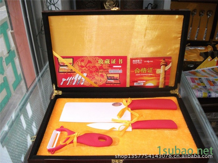 **抛光陶瓷刀，原装，纳米陶瓷餐刀 陶瓷刀具批发图2