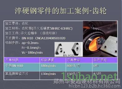 精车加工淬火钢齿轮CBN刀具选择【华菱立方氮化硼专用车刀】图5