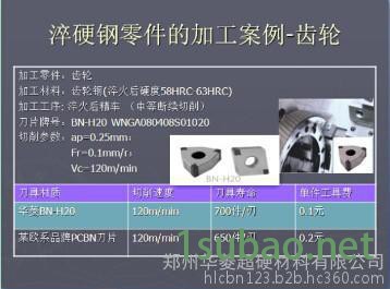 精车加工淬火钢齿轮CBN刀具选择【华菱立方氮化硼专用车刀】图4