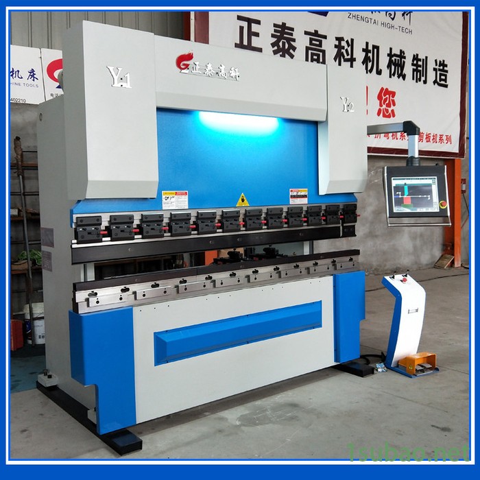 正泰高科双机联动WE67K-80T/2500-2电液伺服数控折弯机**图2