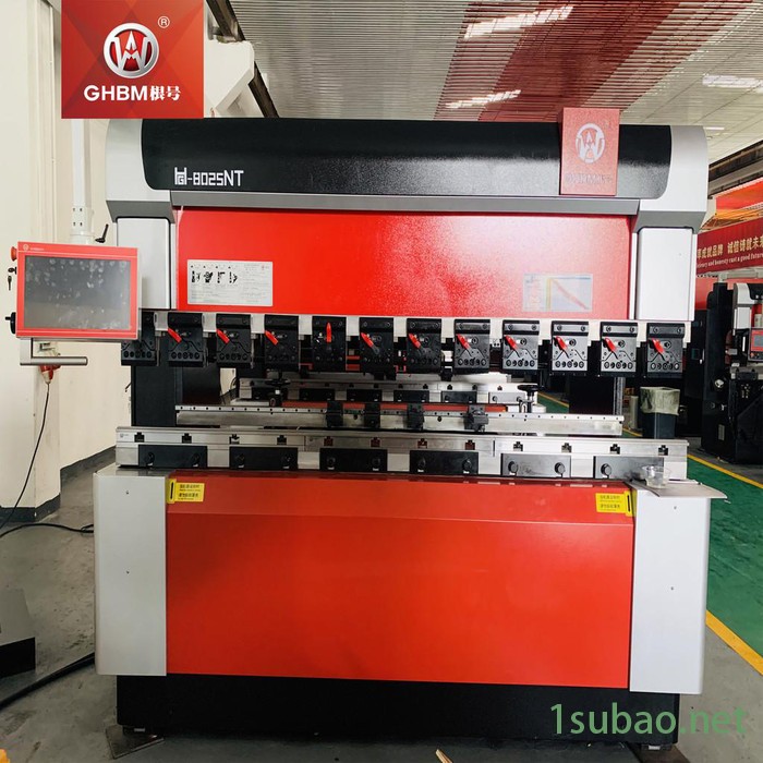 GHBM根号 电液伺服数控折弯机 80吨2米5 加工金属板材折弯 下传动式全自动 批量加工 **GH-8025NT图3