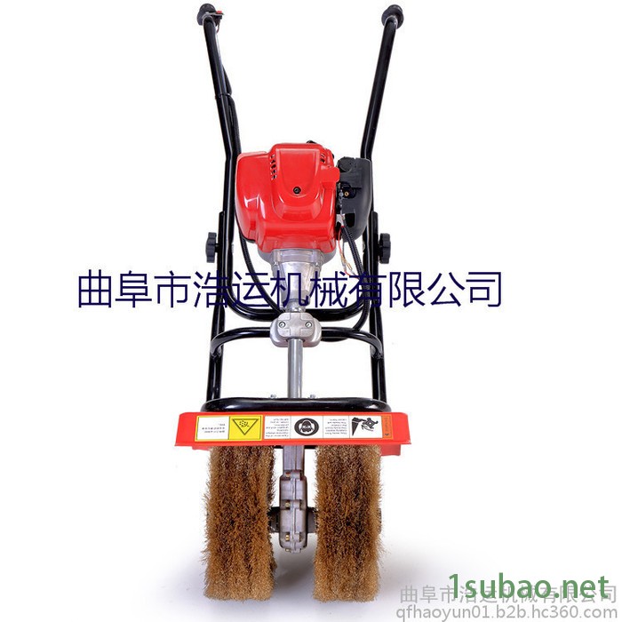曲阜浩运机械手推式小型除锈机 打磨机 抛光机 多功能自走式高效率抛光机图7