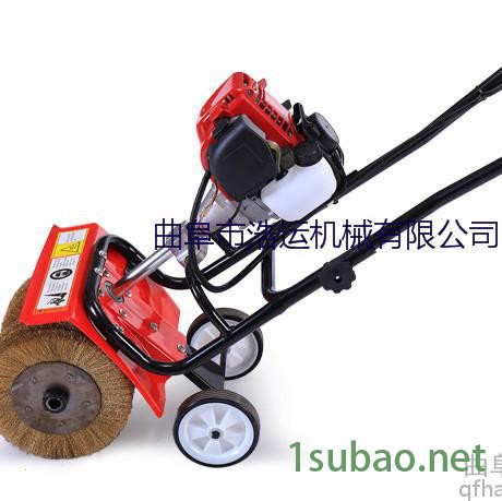 曲阜浩运机械手推式小型除锈机 打磨机 抛光机 多功能自走式高效率抛光机图2