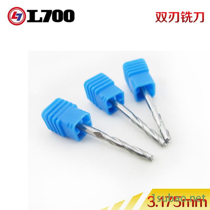 龙迪3.175螺旋铣刀电脑雕刻刀具密度板亚克力实木切割刀图3