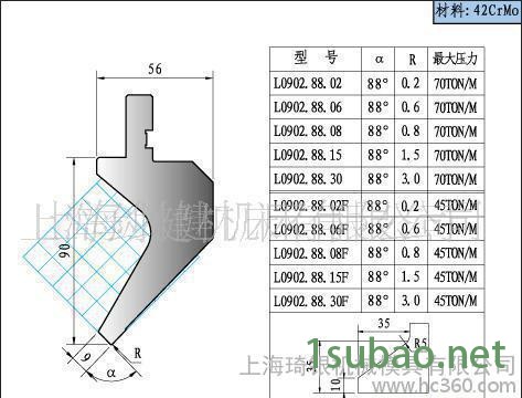 【顾客 】专业生产折弯机模具       进口数控折弯机模具图2