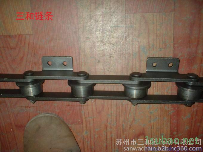 链式拉手抛光机、输送式自动抛光机链条，节距75、125mm 输送链条图3